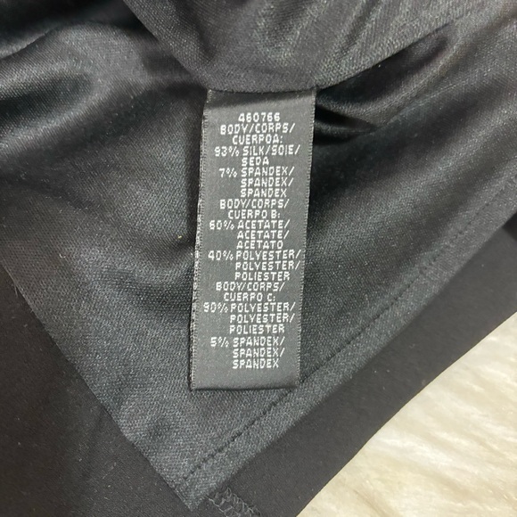 Jill Stuart Black Peplum Dress with Ruched Bodice Size 6 - Picture 4 of 9